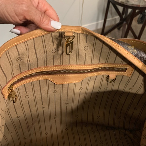 👜LOUIS VUITTON Delightful MM Shoulder Bag. 🎁 🤎RETIRED⭐️AUTHENTIC🌟 EUC - Picture 9 of 16